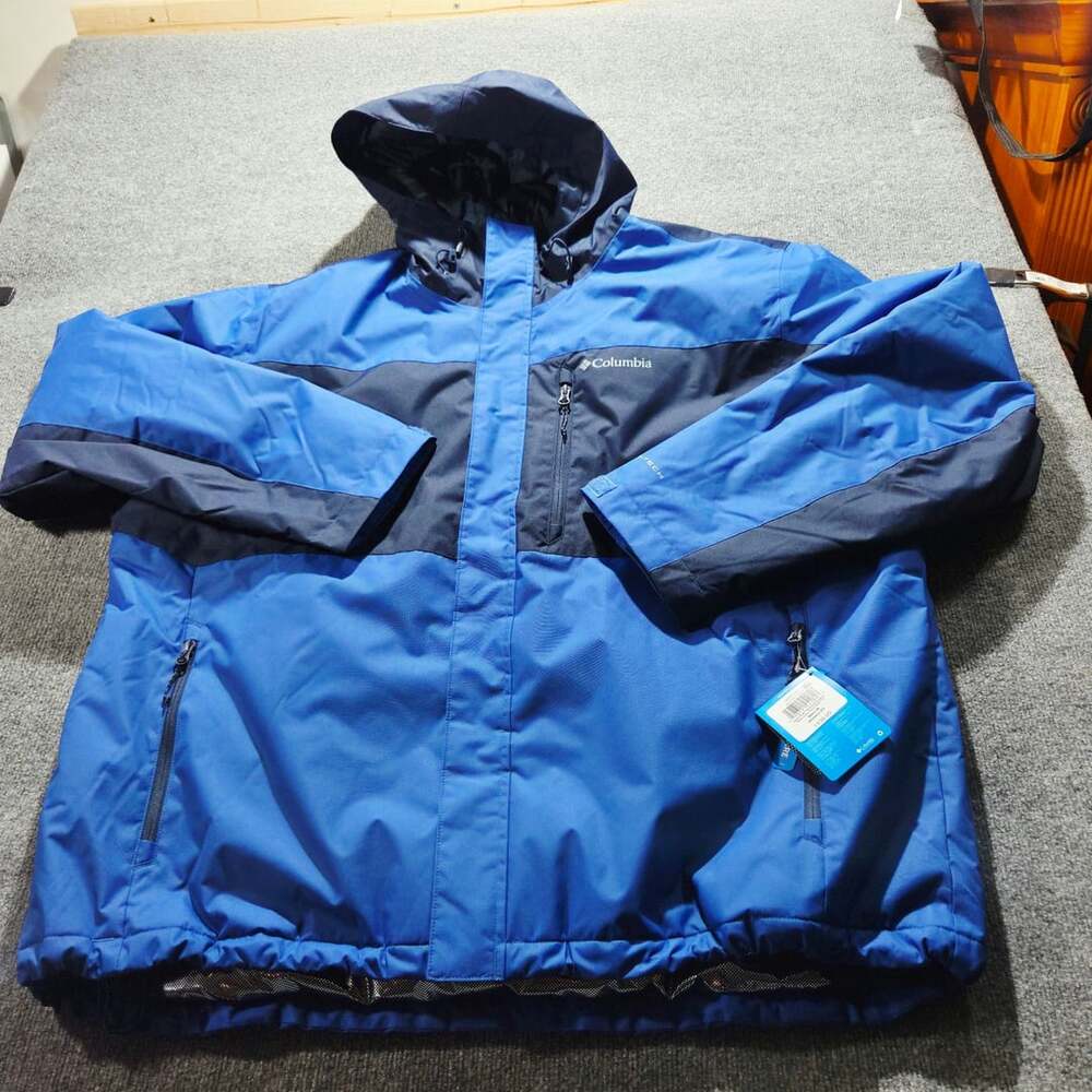 Columbia Tipton Peak III Insulated Jacket Size 3X Blue